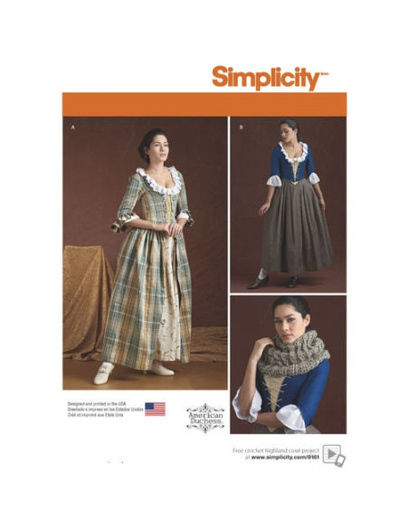 Patron Simplicity 8161.R5 - Déguisement femme