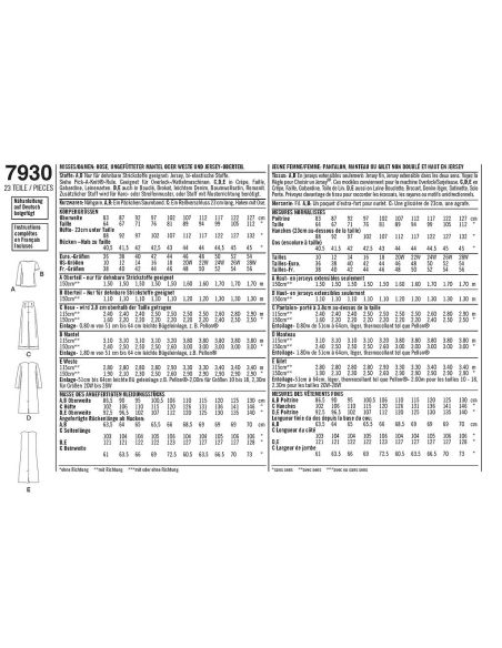 Patron Simplicity 8177.BB Ensemble femme