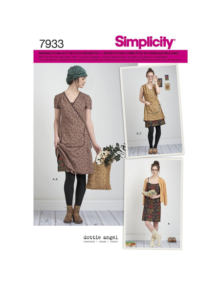 Patron Simplicity 8186.P5 - Robe femme