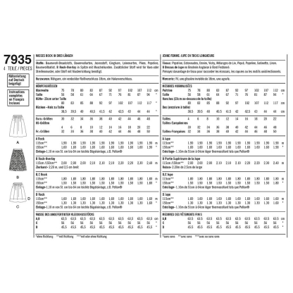 Patron Simplicity 8211.R5 - Jupe dame 2