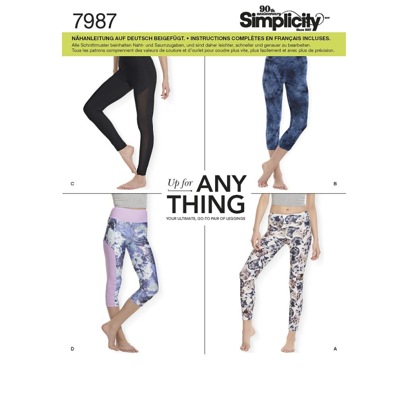 Patron Simplicity 8212.A - Legging de sport