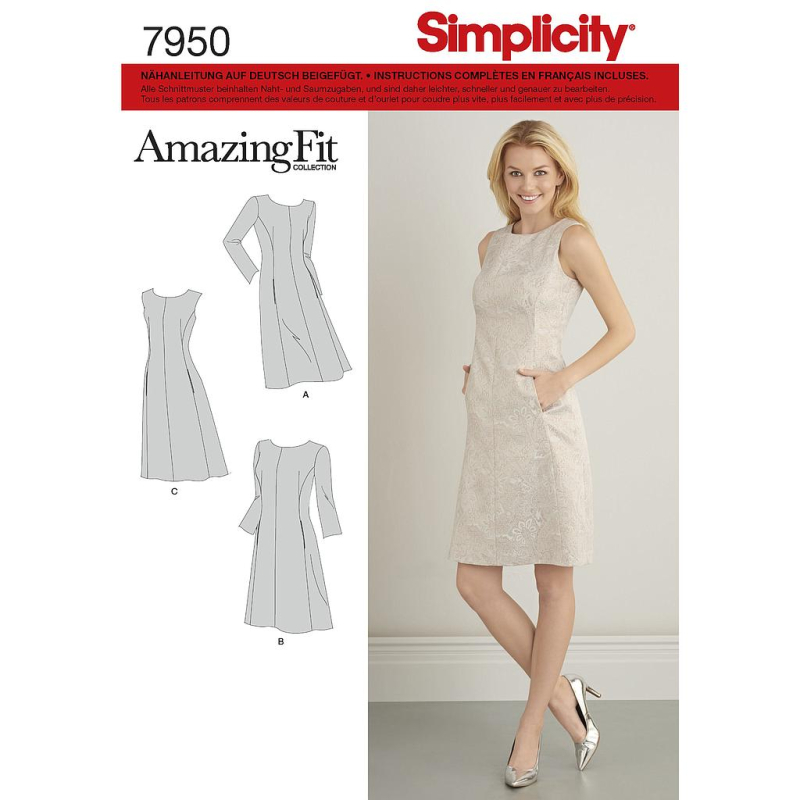 Patron Simplicity 8258.AA - Robe femme