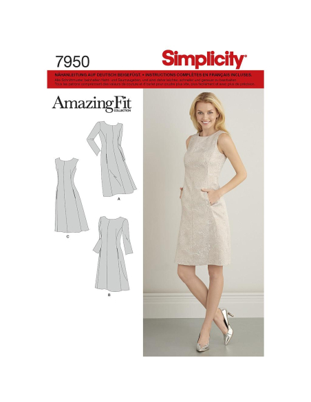 Patron Simplicity 8258.BB - Robe femme