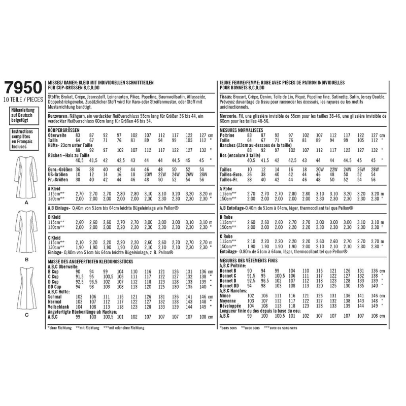 Patron Simplicity 8258.BB - Robe femme