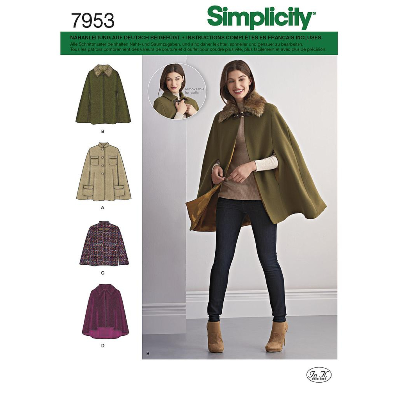 Patron Simplicity 8263.A - Veste et manteau pour dames