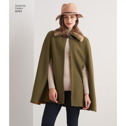 Patron Simplicity 8263.A - Veste et manteau pour dames 2