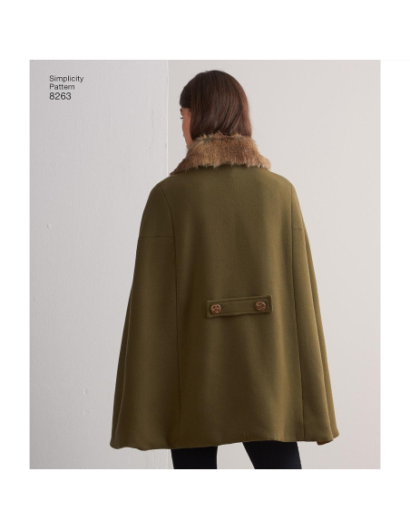 Patron Simplicity 8263.A - Veste et manteau pour dames