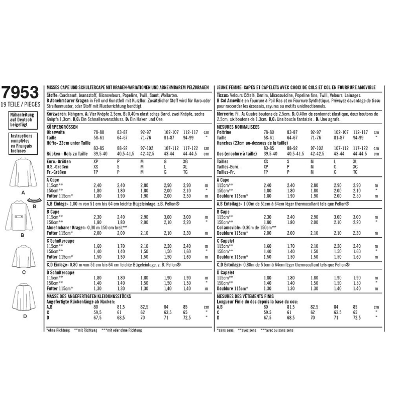 Patron Simplicity 8263.A - Veste et manteau pour dames