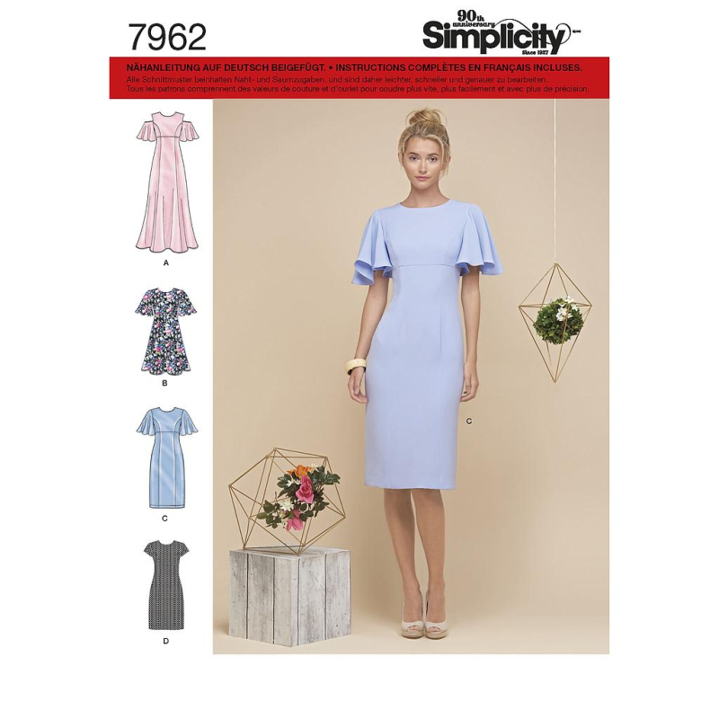 Patron Simplicity 8292.H5  - Robe femme