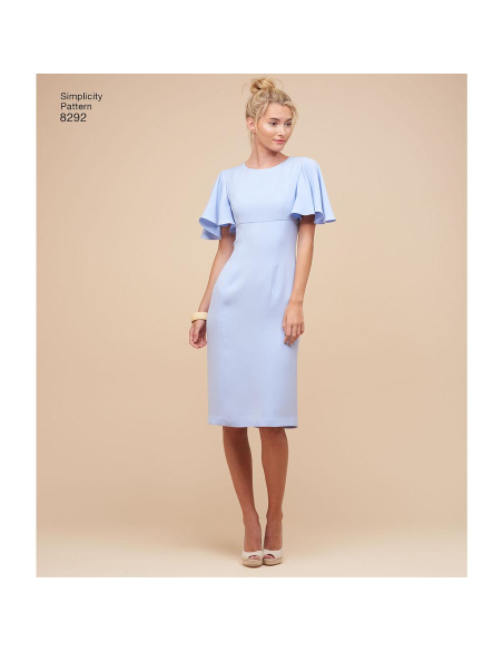 Patron Simplicity 8292.H5  - Robe femme