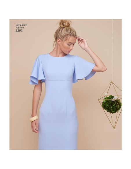Patron Simplicity 8292.H5  - Robe femme