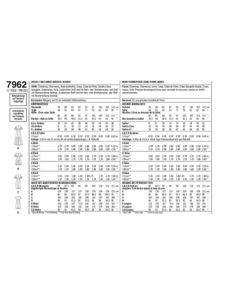 Patron Simplicity 8292.R5  - Robe femme