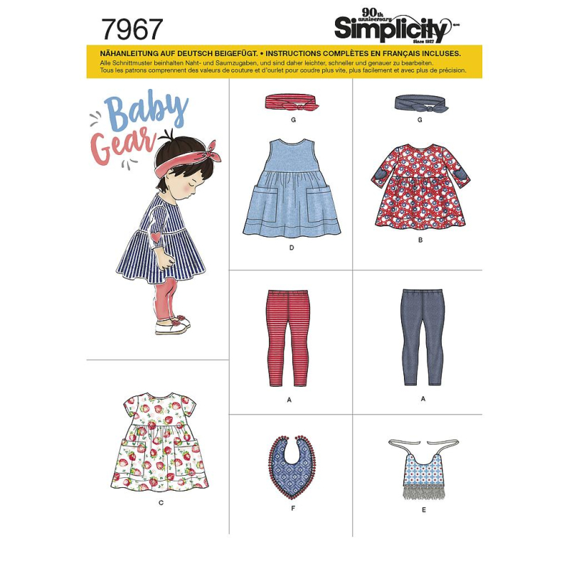 Patron Simplicity 8304.A - Ensemble pour fillette