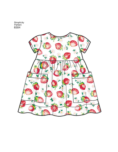Patron Simplicity 8304.A - Ensemble pour fillette