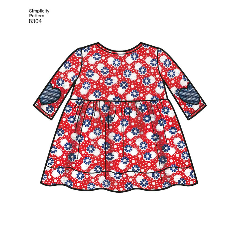 Patron Simplicity 8304.A - Ensemble pour fillette