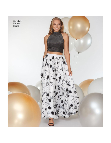 Patron Simplicity 8328.D5 - Ensemble de soirée