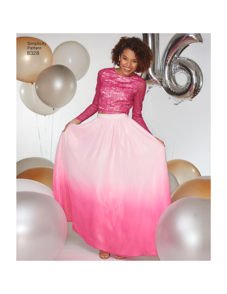 Patron Simplicity 8328.D5 - Ensemble de soirée