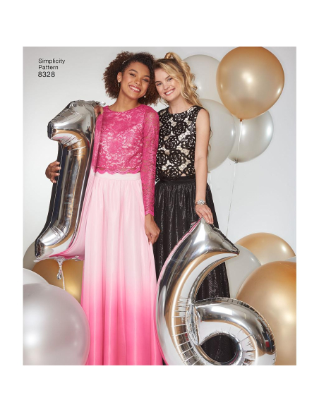 Patron Simplicity 8328.D5 - Ensemble de soirée