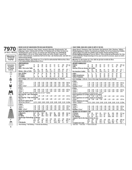 Patron Simplicity 8328.P5 - Ensemble de soirée