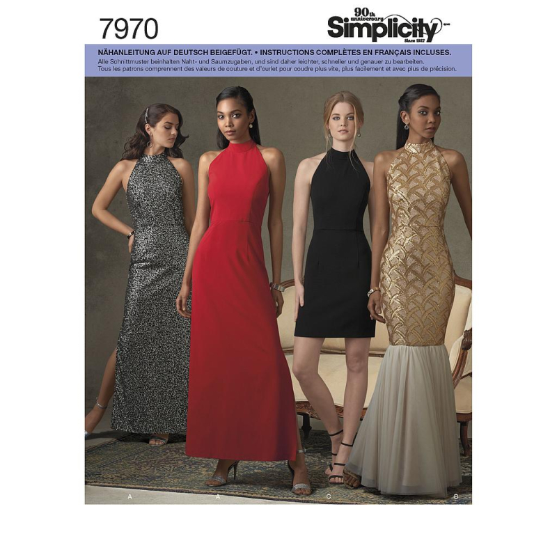 Patron Simplicity 8330.D5 - Robe de soirée