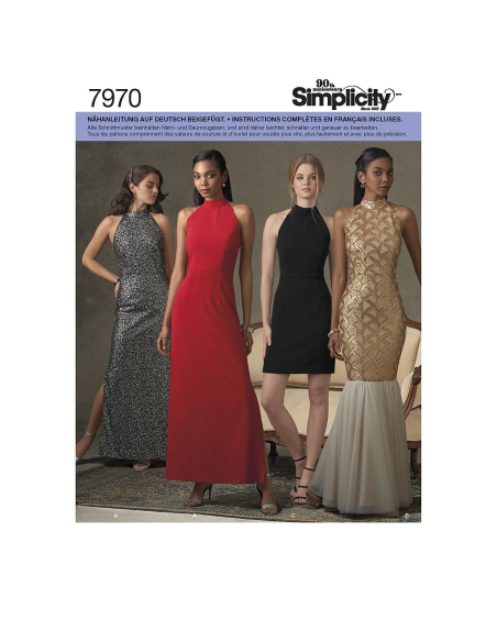 Patron Simplicity 8330.D5 - Robe de soirée