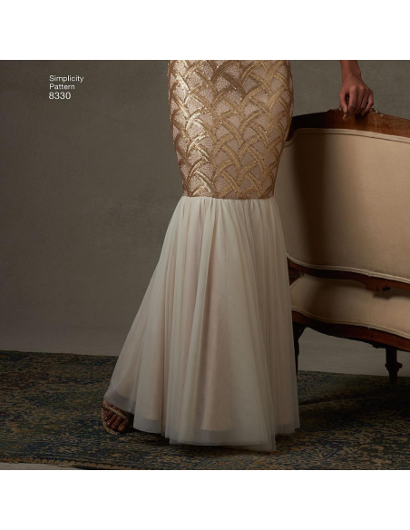 Patron Simplicity 8330.D5 - Robe de soirée