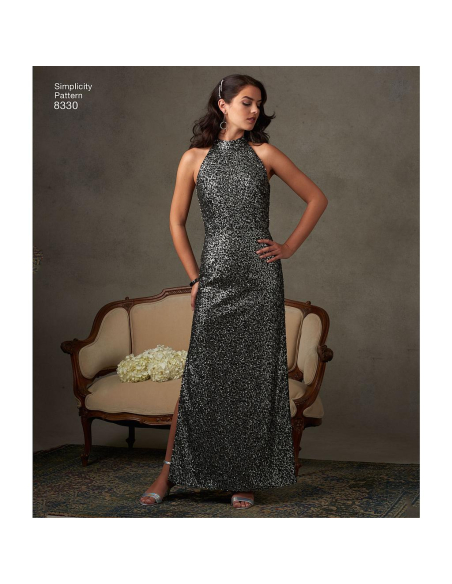 Patron Simplicity 8330.D5 - Robe de soirée