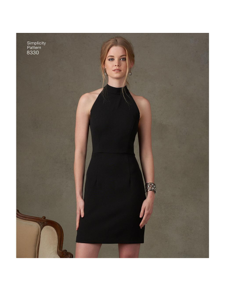 Patron Simplicity 8330.D5 - Robe de soirée