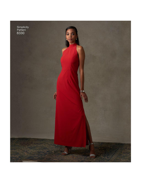 Patron Simplicity 8330.P5 - Robe de soirée
