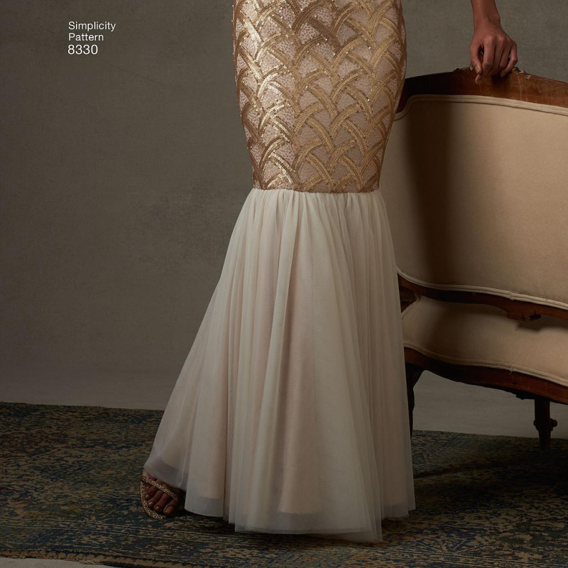 Patron Simplicity 8330.P5 - Robe de soirée