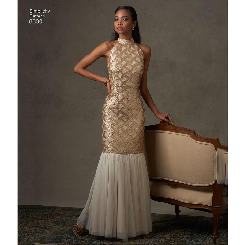 Patron Simplicity 8330.P5 - Robe de soirée
