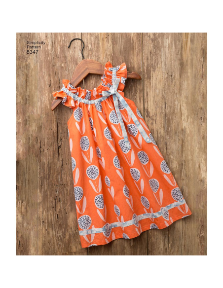 Patron Simplicity 8347.A - Ensemble bébés