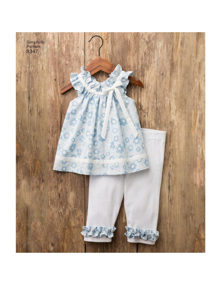 Patron Simplicity 8347.A - Ensemble bébés
