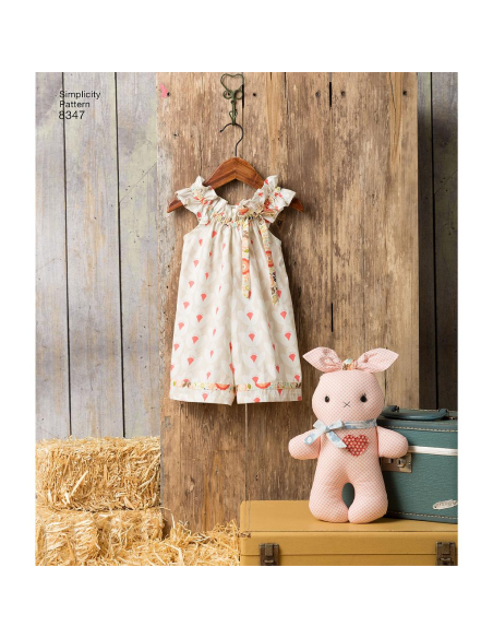 Patron Simplicity 8347.A - Ensemble bébés