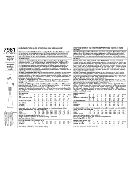 Patron Simplicity 8363.R5 - Costume de guerrière