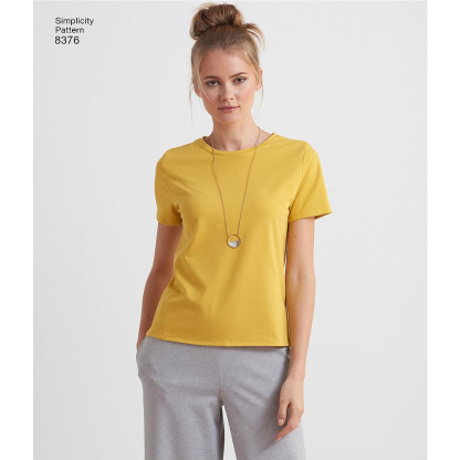 Patron Simplicity 8376.A - Tee-Shirt femme 2