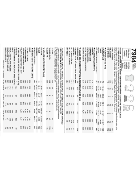 Patron Simplicity 8376.A - Tee-Shirt femme