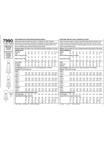 Patron Simplicity 8384.H5 - Top et robe femme