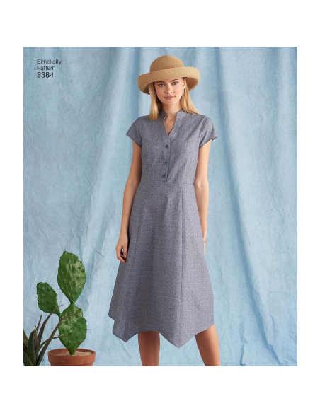 Patron Simplicity 8384.H5 - Top et robe femme