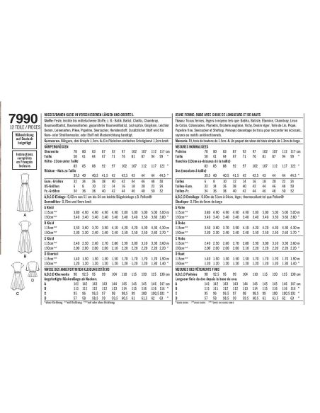 Patron Simplicity 8384.U5 - Top et robe femme