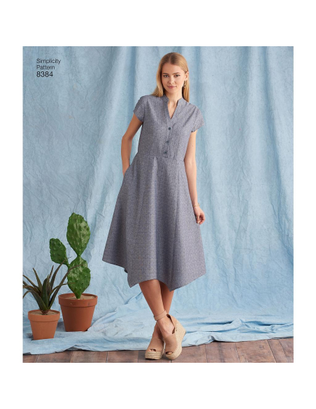 Patron Simplicity 8384.U5 - Top et robe femme