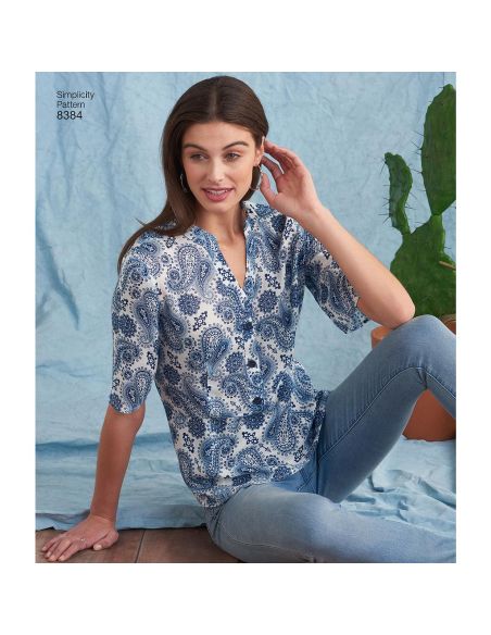 Patron Simplicity 8384.U5 - Top et robe femme