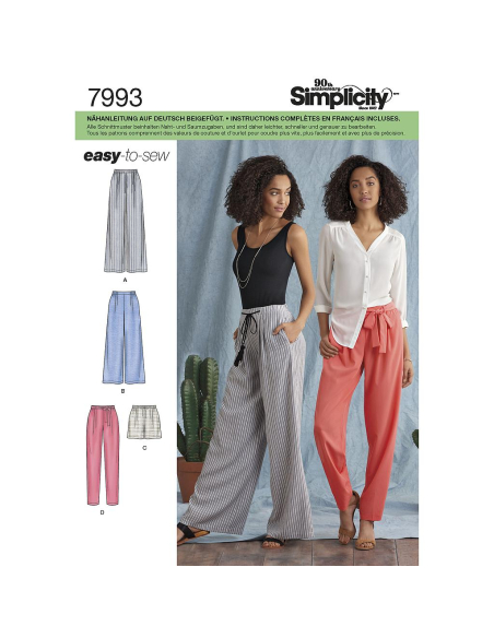Patron Simplicity 8389.H5 - Short et pantalon