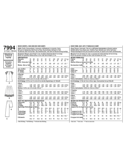 Patron Simplicity 8389.H5 - Short et pantalon