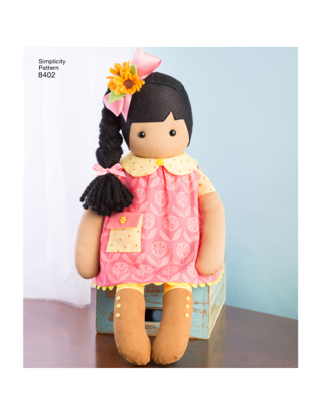 Patron Simplicity 8402.OS - Poupée