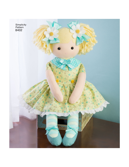 Patron Simplicity 8402.OS - Poupée