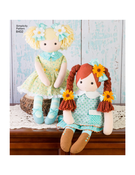 Patron Simplicity 8402.OS - Poupée
