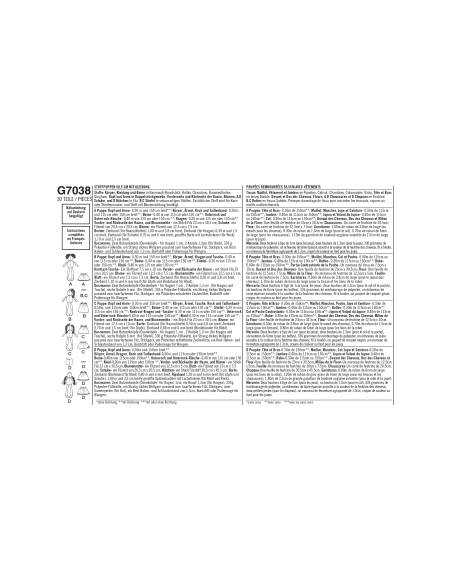 Patron Simplicity 8402.OS - Poupée