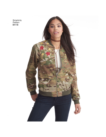 Patron Simplicity 8418.D5 - Blousons aviateur