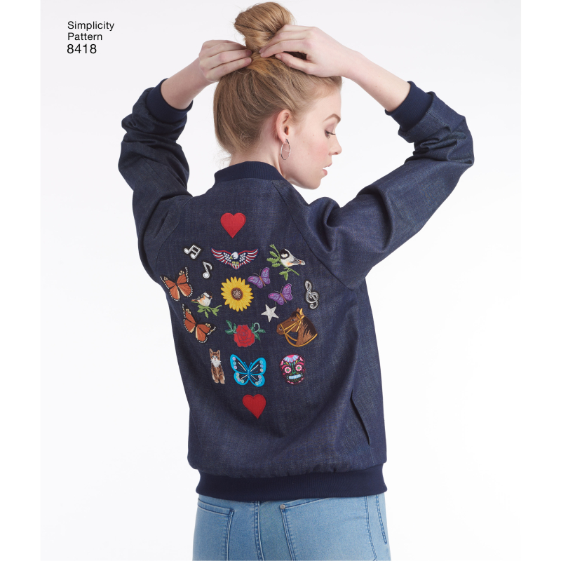Patron Simplicity 8418.D5 - Blousons aviateur